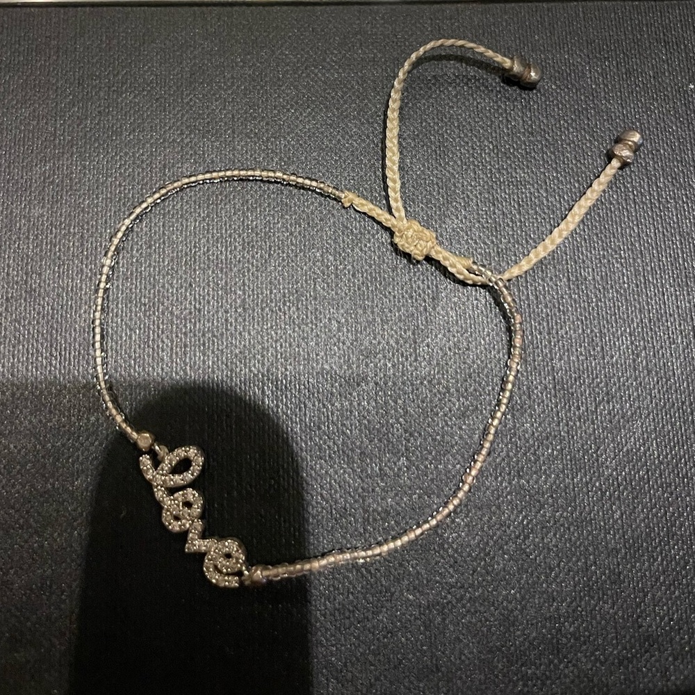 Diamond love bracelet